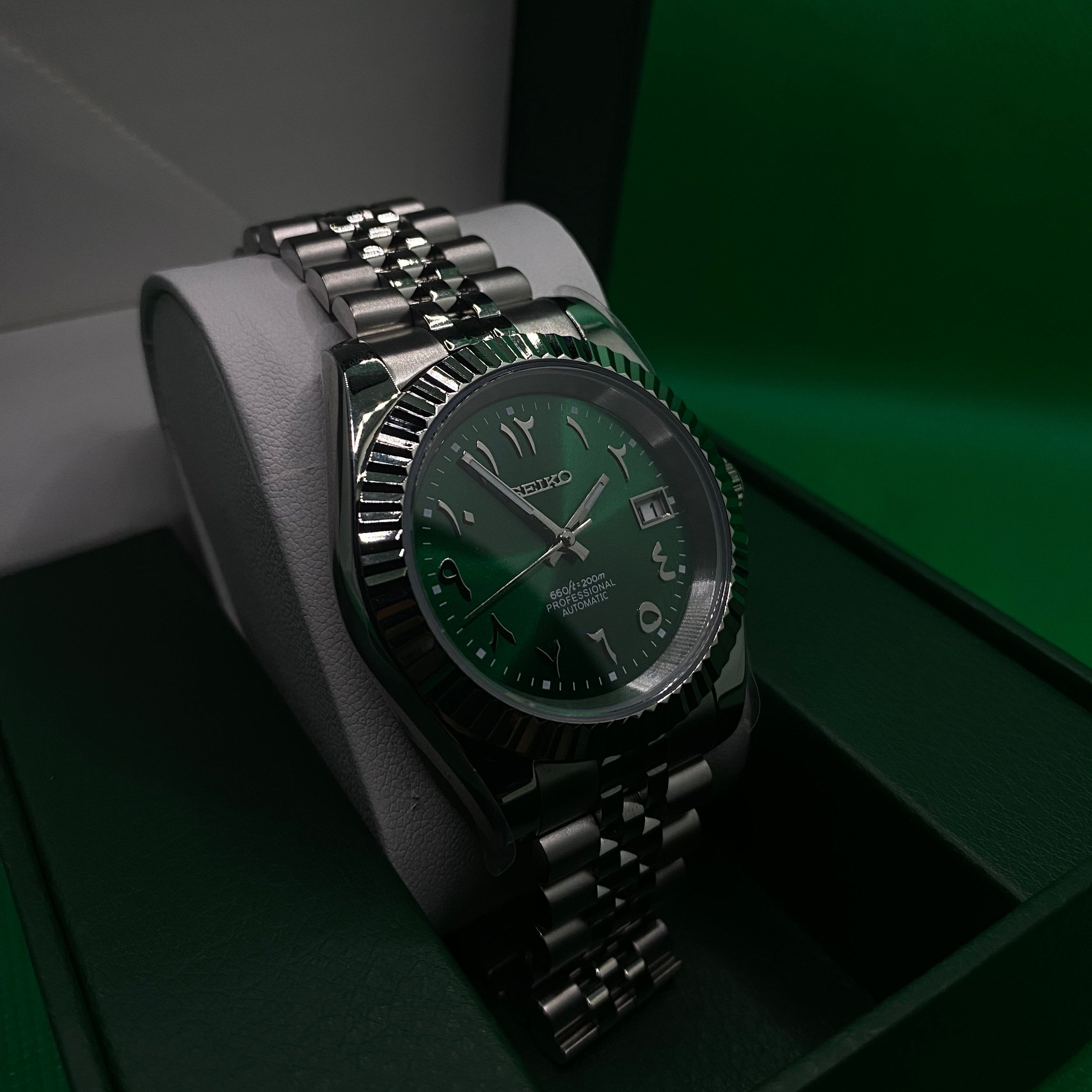 Justeiko |  Professional (Arabic Green Dial)