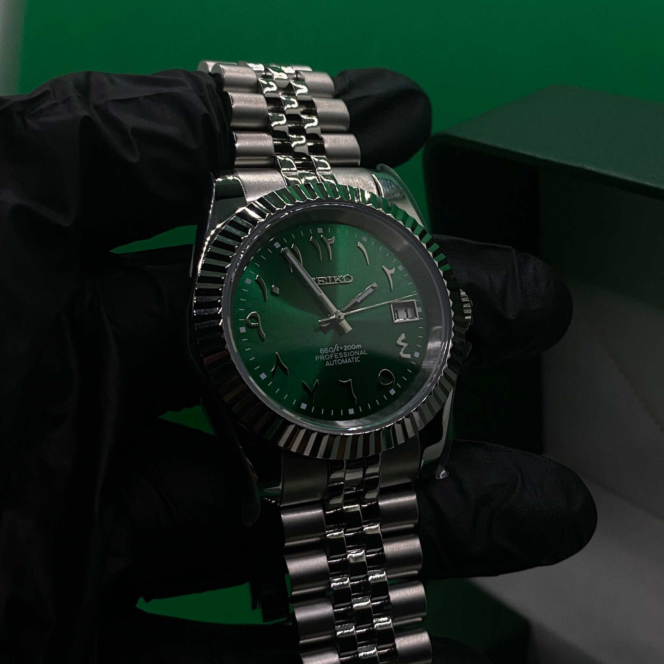 Justeiko |  Professional (Arabic Green Dial)