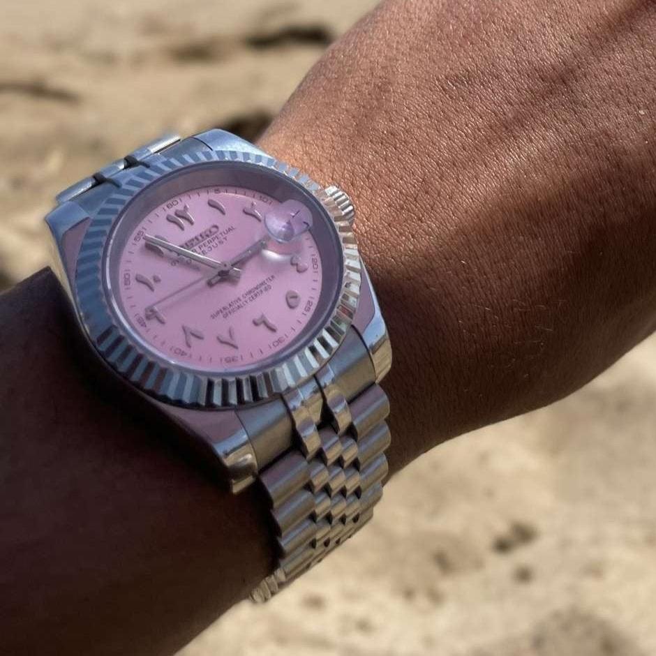 Justeiko | (Arabic Pink Dial)