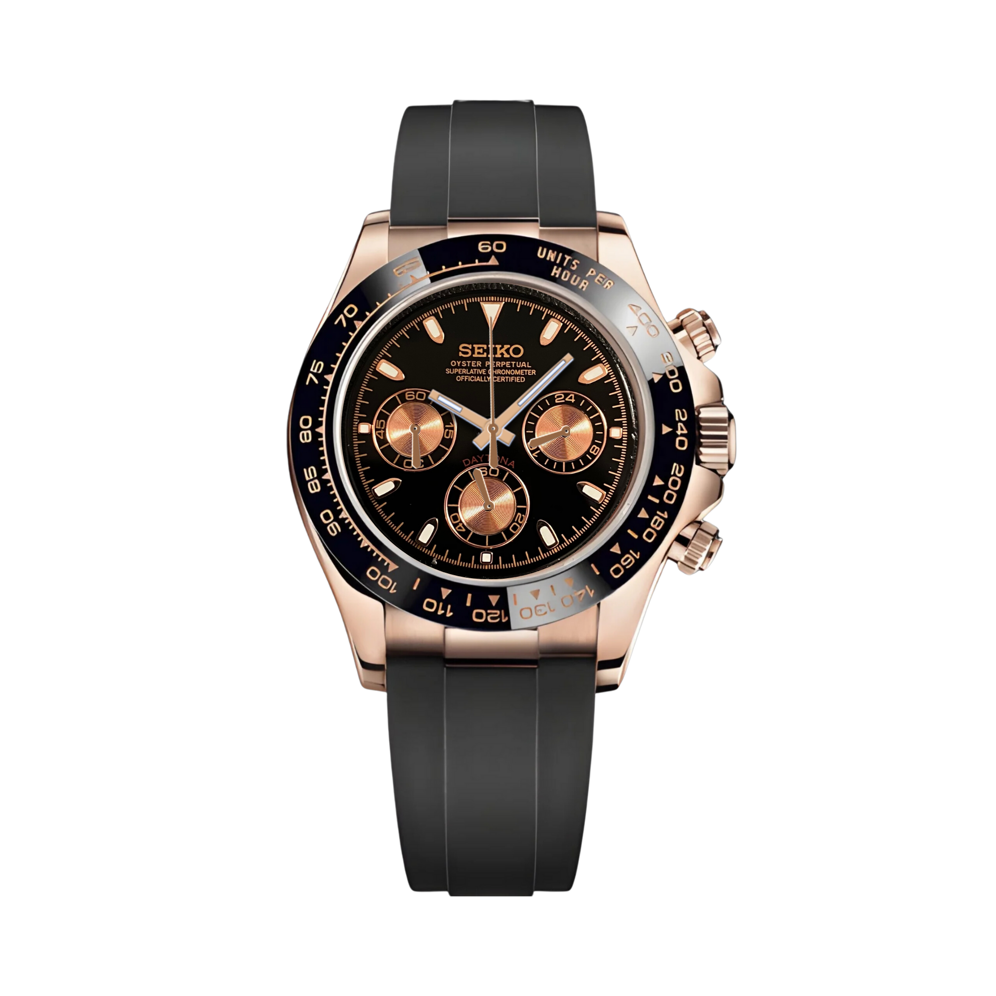 Seikona | Rose Gold & Black